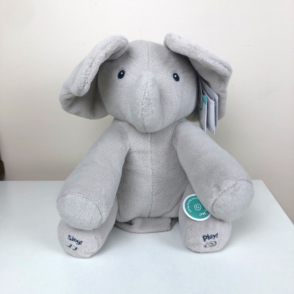 NWT Baby GUND Animated Flappy the Elephant Plush, Singing Stuffed Animal Baby - Picture 3 of 9